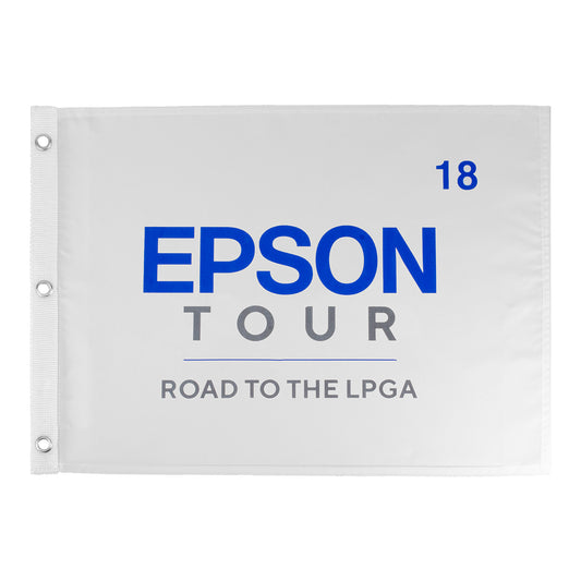 LPGA Epson Tour White Flag - Front View