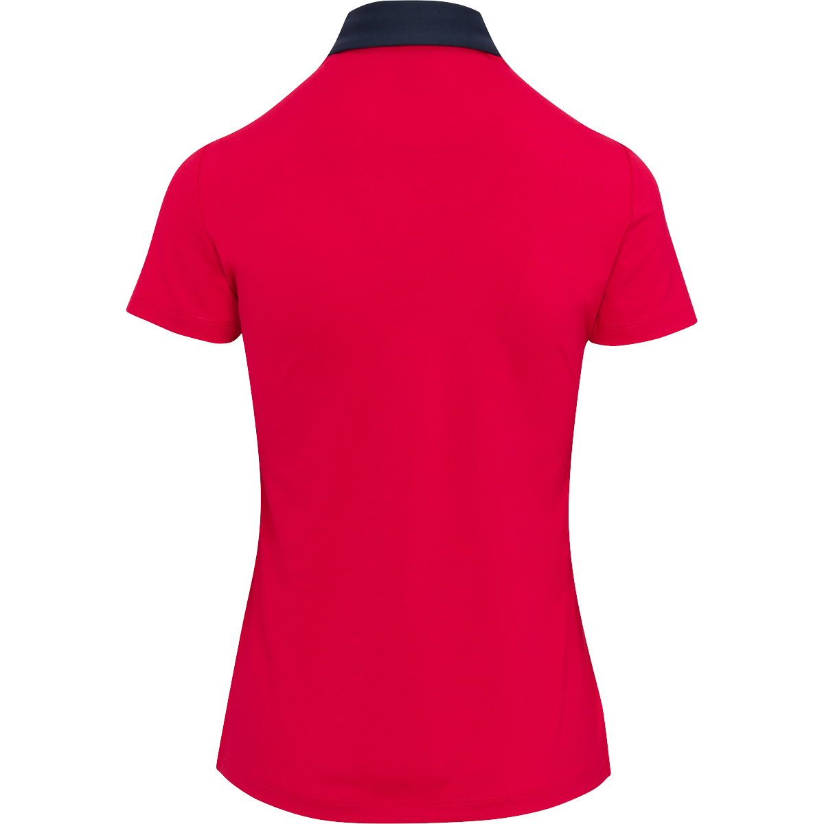 Dunning 2023 LPGA Official Solheim Cup Team Uniform Women's Short Sleeve Performance Polo in Glory / Halo - Back View