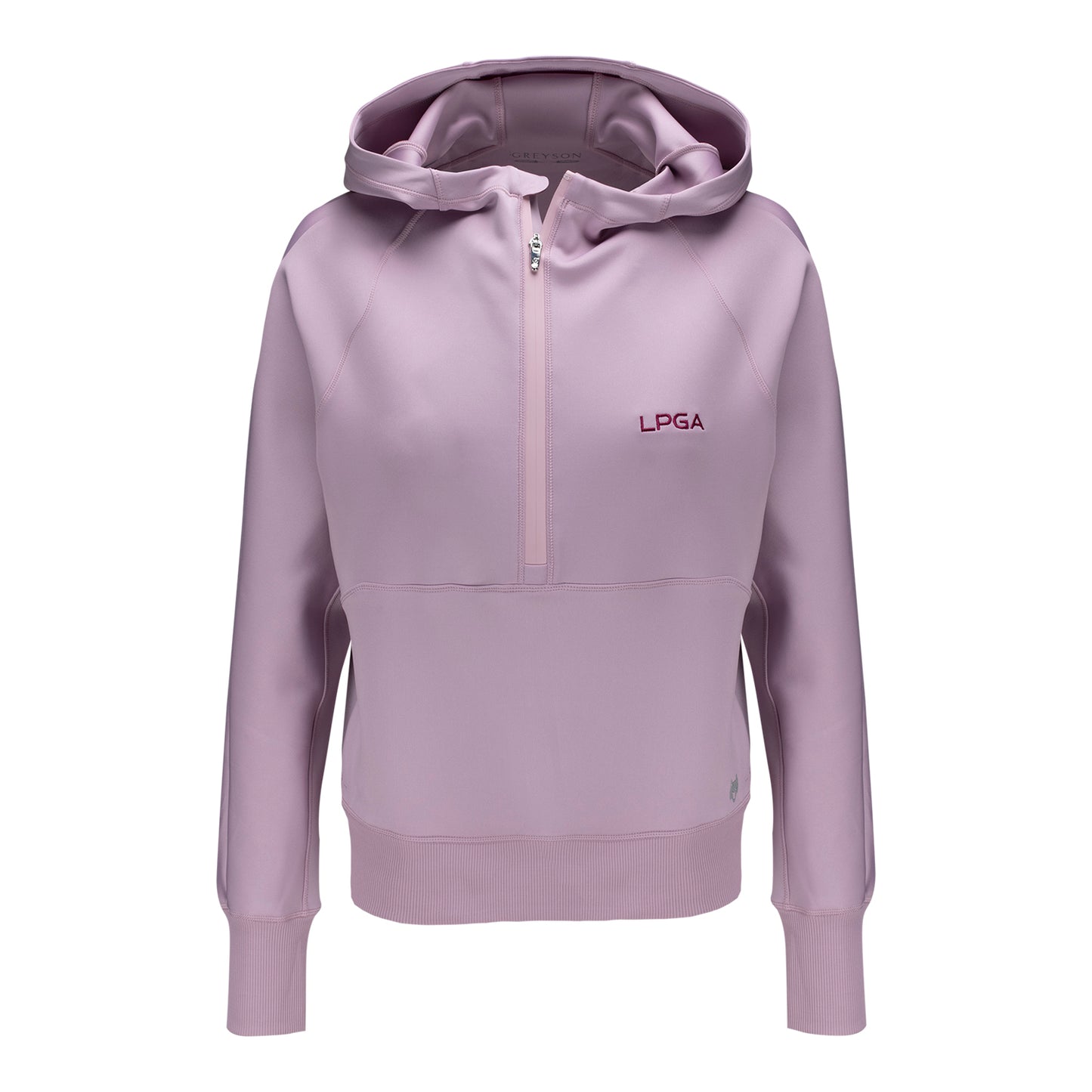 Greyson Clothiers LPGA Women's Nash Half-Zip Hoodie in Dawn - Front View