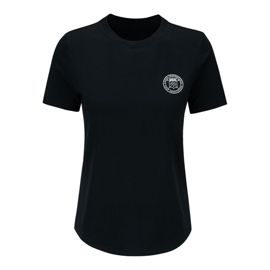 lululemon LPGA Women's Love Crew T-Shirt in Black - Front View