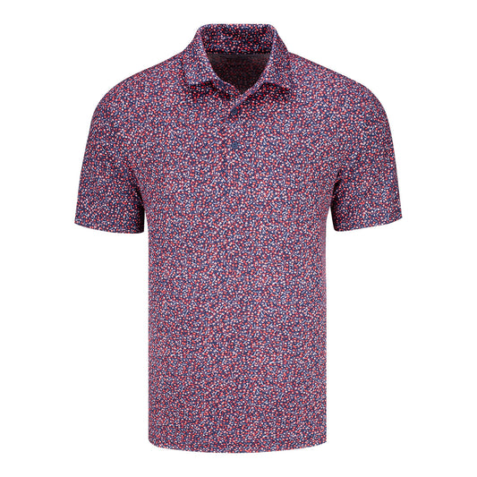 Under Armour LPGA Men's Ditzy Print Polo - Front View