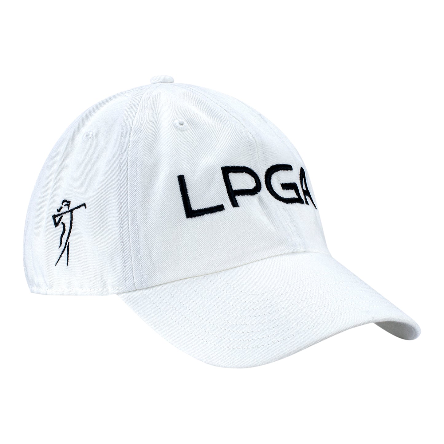 47 Brand LPGA Men's MVP Hat in White - Angled Right Side View