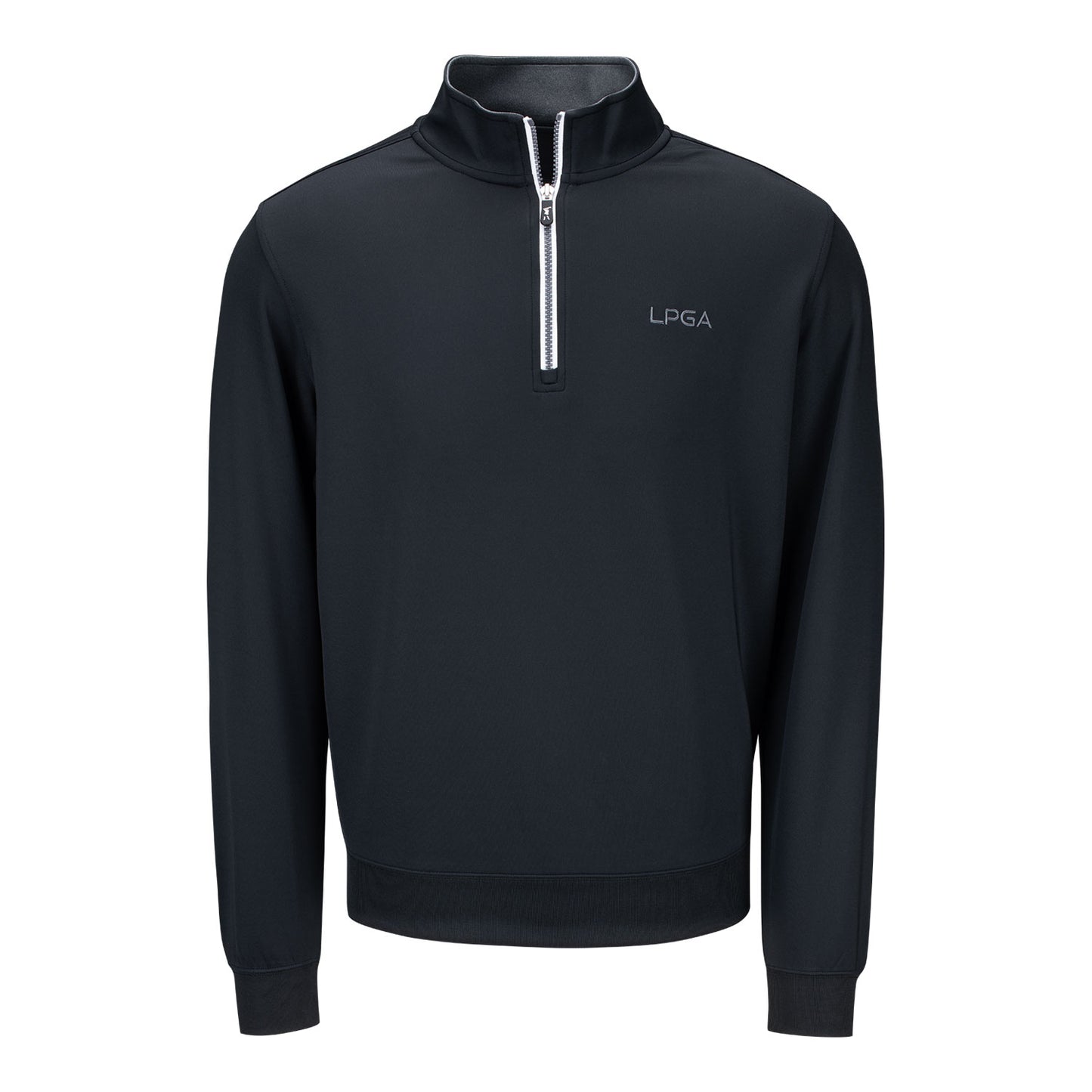 Zero Restriction LPGA Golf Caves Long Sleeve Quarter Zip Pullover - Front View