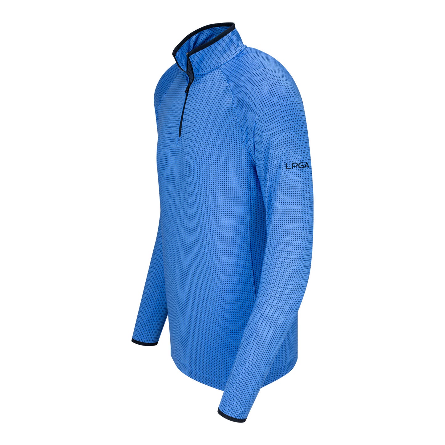 Under Armour 2023 LPGA Men's T2 Half Moons Quarter Zip - Angled Left Side View