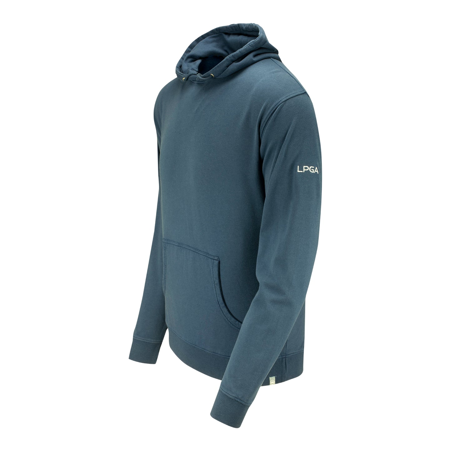 Peter Millar LPGA Men's Lava Wash Hoodie in Navy - Angled Left Side View