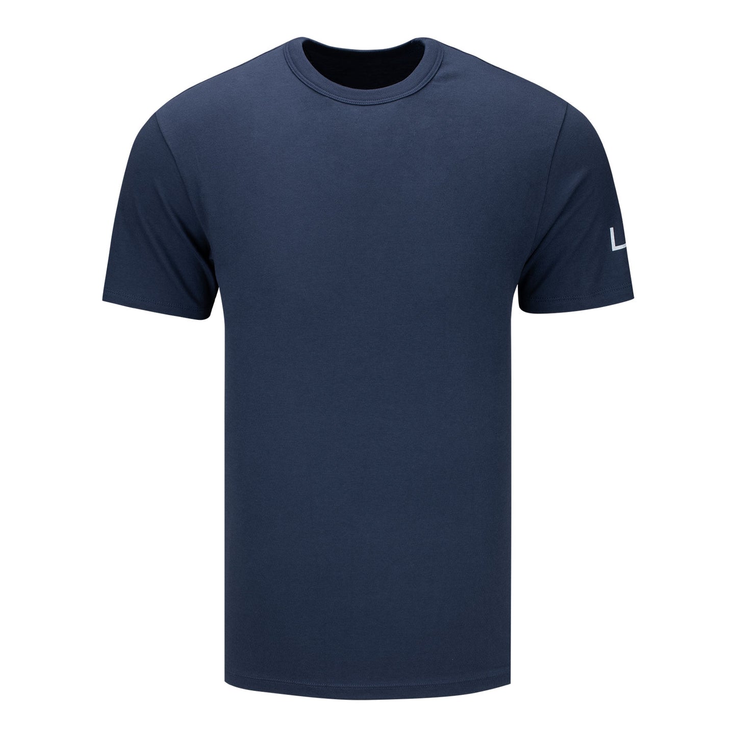 47 Brand LPGA Men's Premier Franklin Short Sleeve Tee in Atlas Blue - Front View