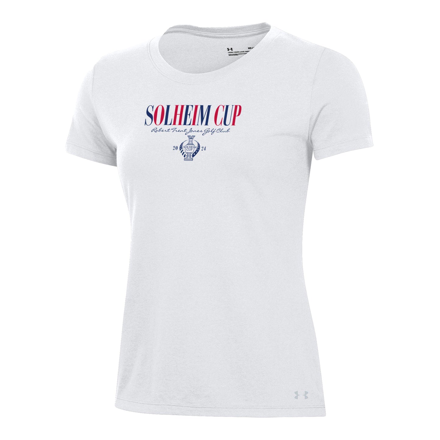Gear for Sports 2024 Solheim Cup Women's Two Tone Text T-Shirt in White - Front View