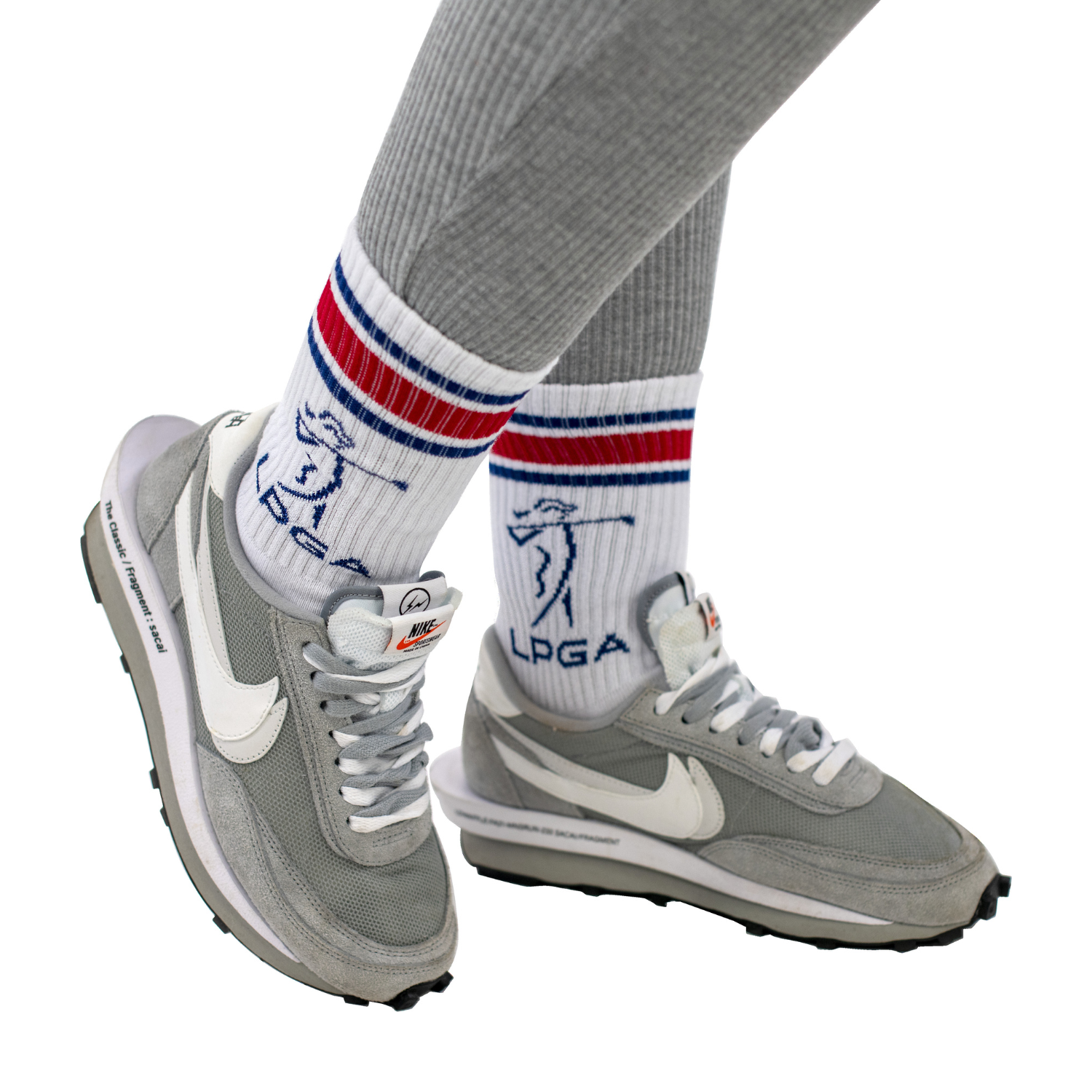 Flagpin Custom Socks LPGA Women's Athletic Crew - Modeled