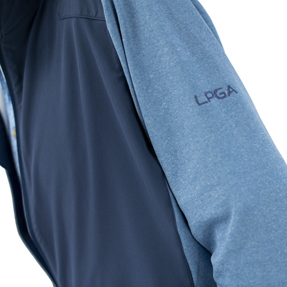 Zero Restriction LPGA Golf Z710 Full Zip Jacket - Logo Close Up