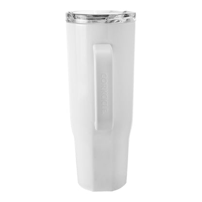 Corkcicle LPGA 40oz Handle Tumbler in Oat Milk - Side View