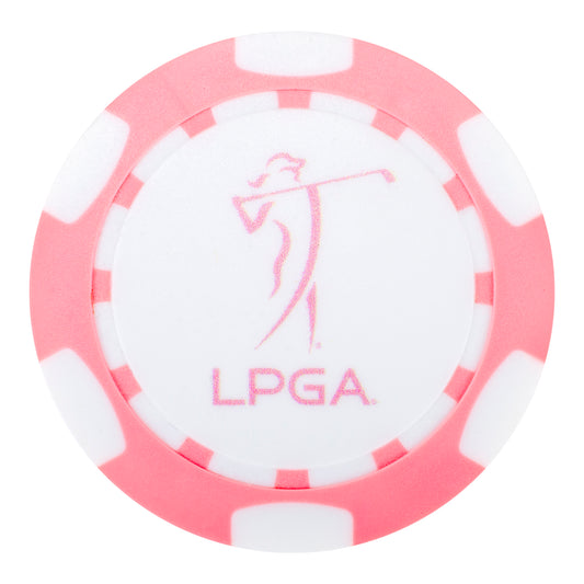 Ahead 2023 LPGA Poker Chip in Pink - Front View