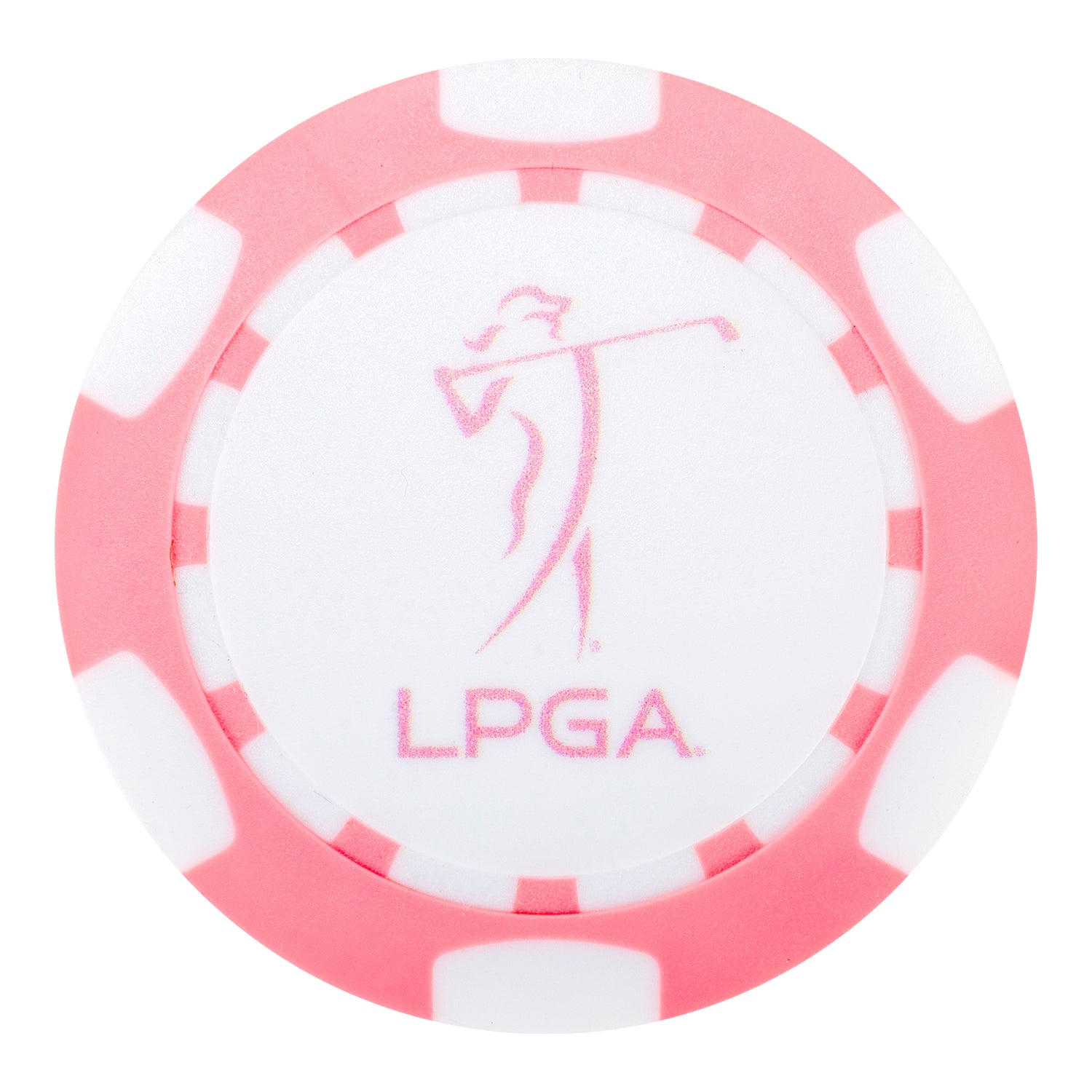 Ahead 2023 LPGA Poker Chip in Pink - Front View