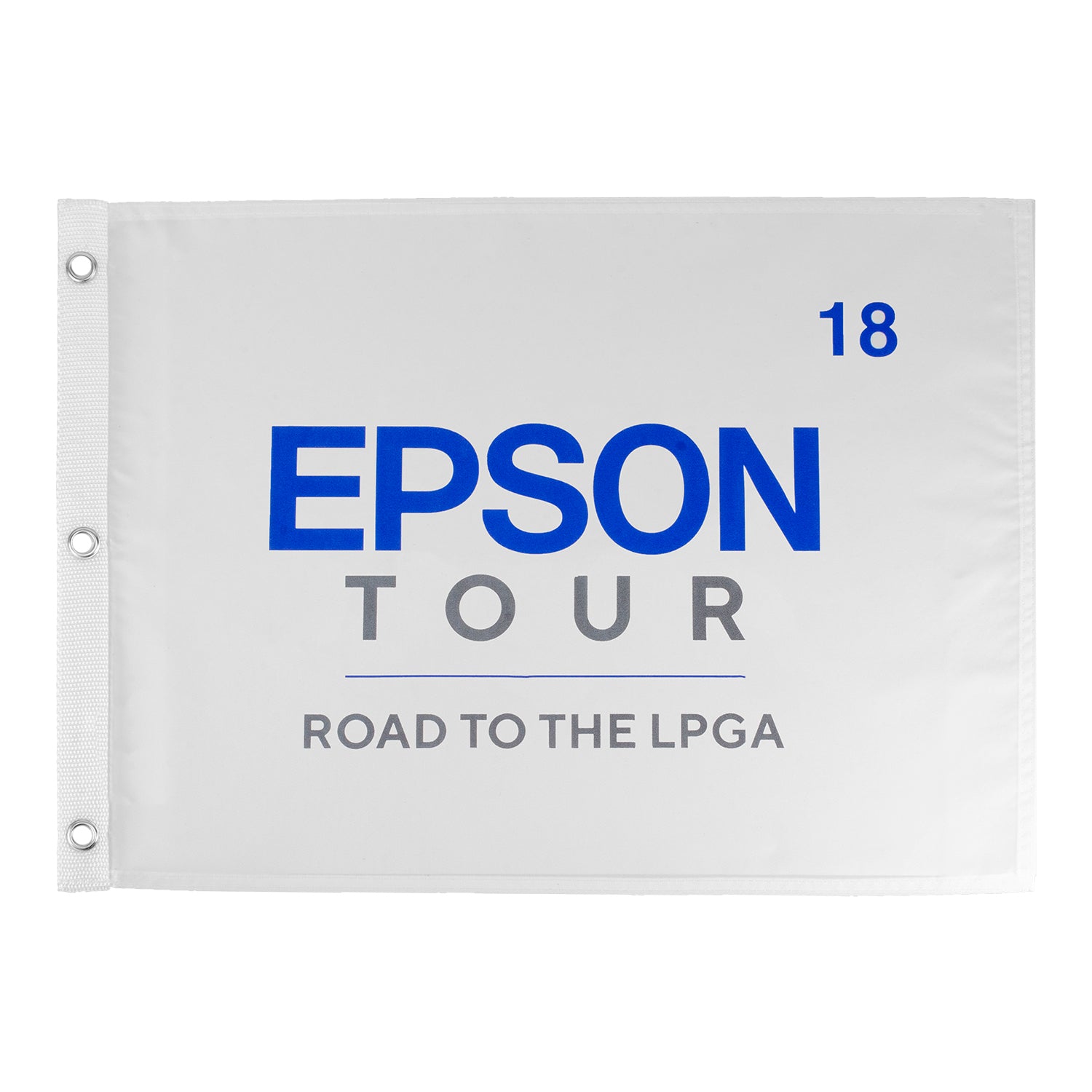 LPGA Epson Tour White Flag - Front View