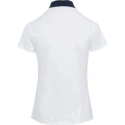 Dunning 2023 LPGA Official Solheim Cup Team Uniform Women's Short Sleeve Performance Polo in White