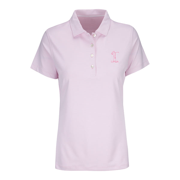logo embroidery pleats polo op ピンク logo embroidery pleats polo op – BUNNY APARTMENT