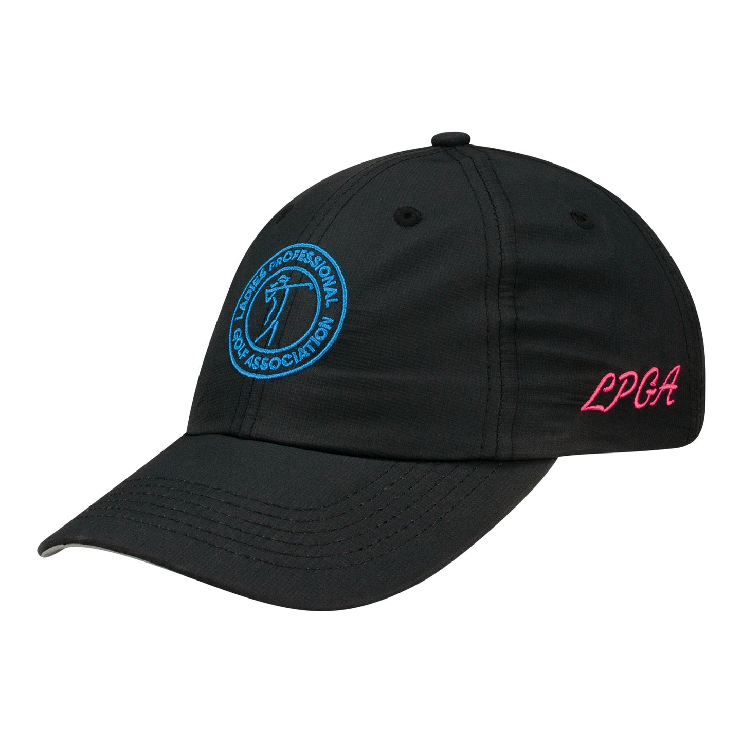 Imperial LPGA Women's Hat in Black - Angled Left Side View