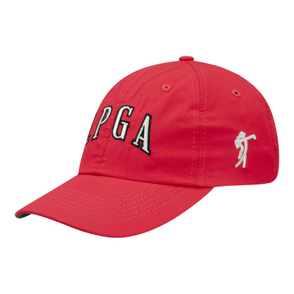 Imperial LPGA Women's Hat in Nantucket Red - Angled Left Side View