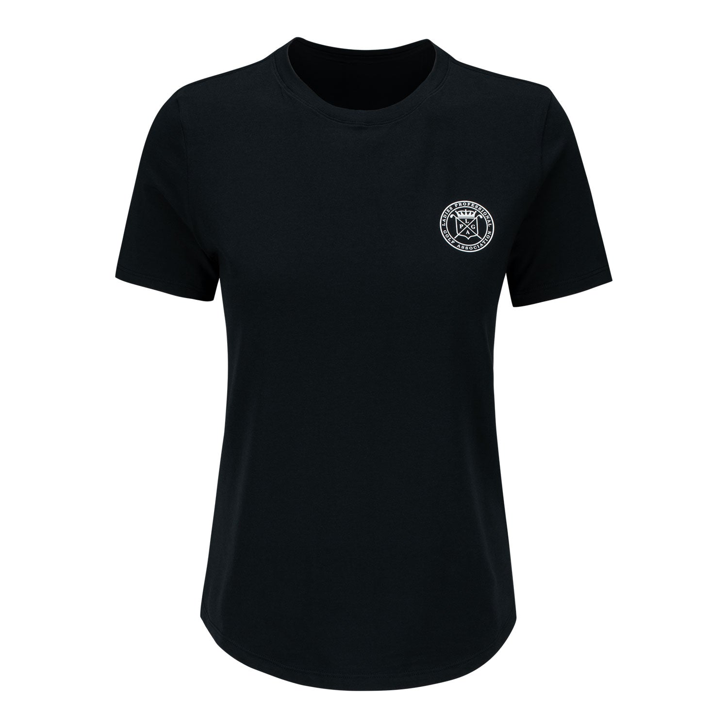 lululemon LPGA Women's Love Crew T-Shirt in Black - Front View