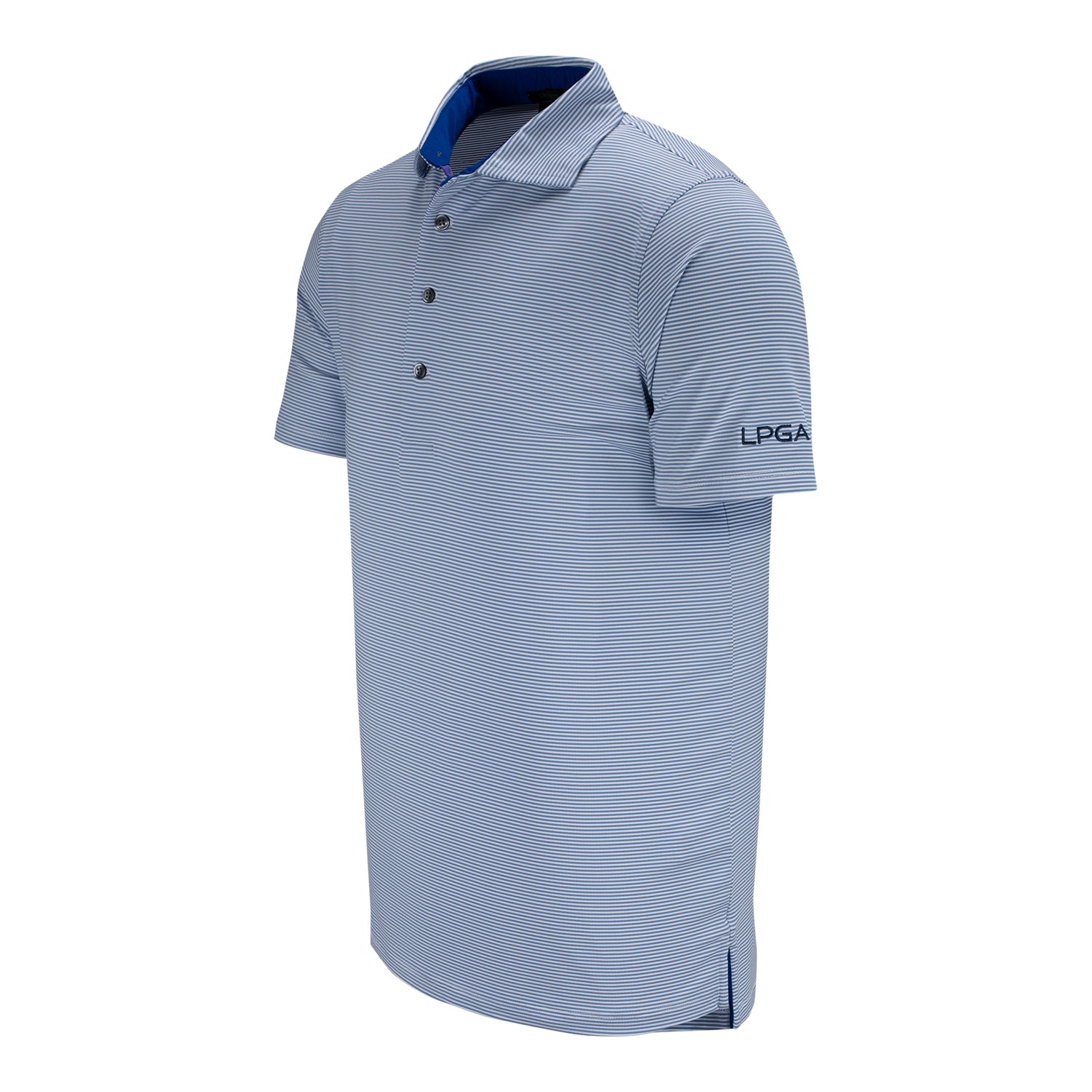 Greyson Clothiers LPGA Men's Saranac Golf Polo - Angled Left Side View