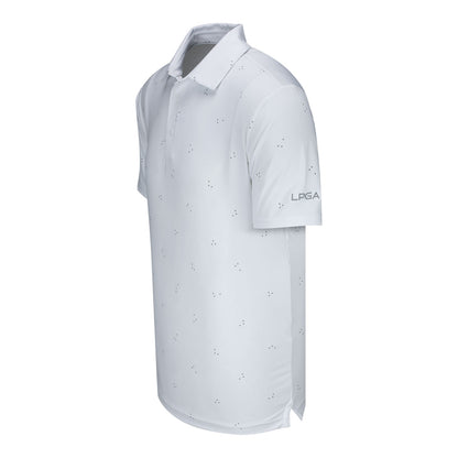 Under Armour 2023 LPGA Men's Scattered Print Polo - Angled Left Side View