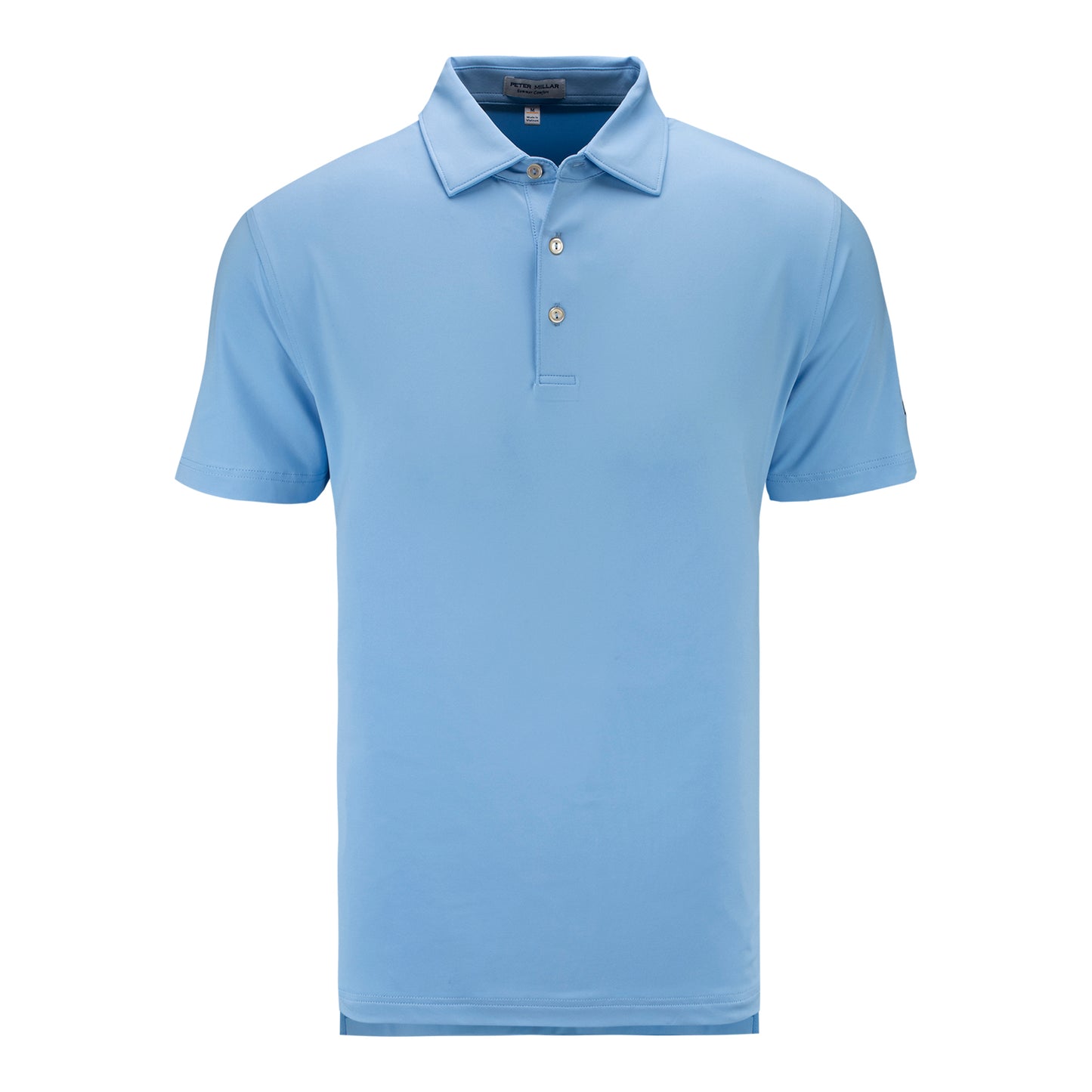 Peter Millar LPGA Men's Solid Jersey Polo - Front View