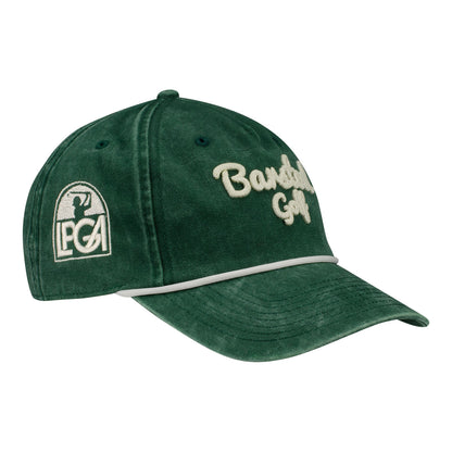 Barstool Golf LPGA Vintage Hat in Green - Angled Right Side View