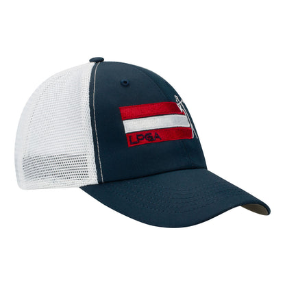 Imperial LPGA Men's Mesh Back Hat in Navy - Angled Right Side View