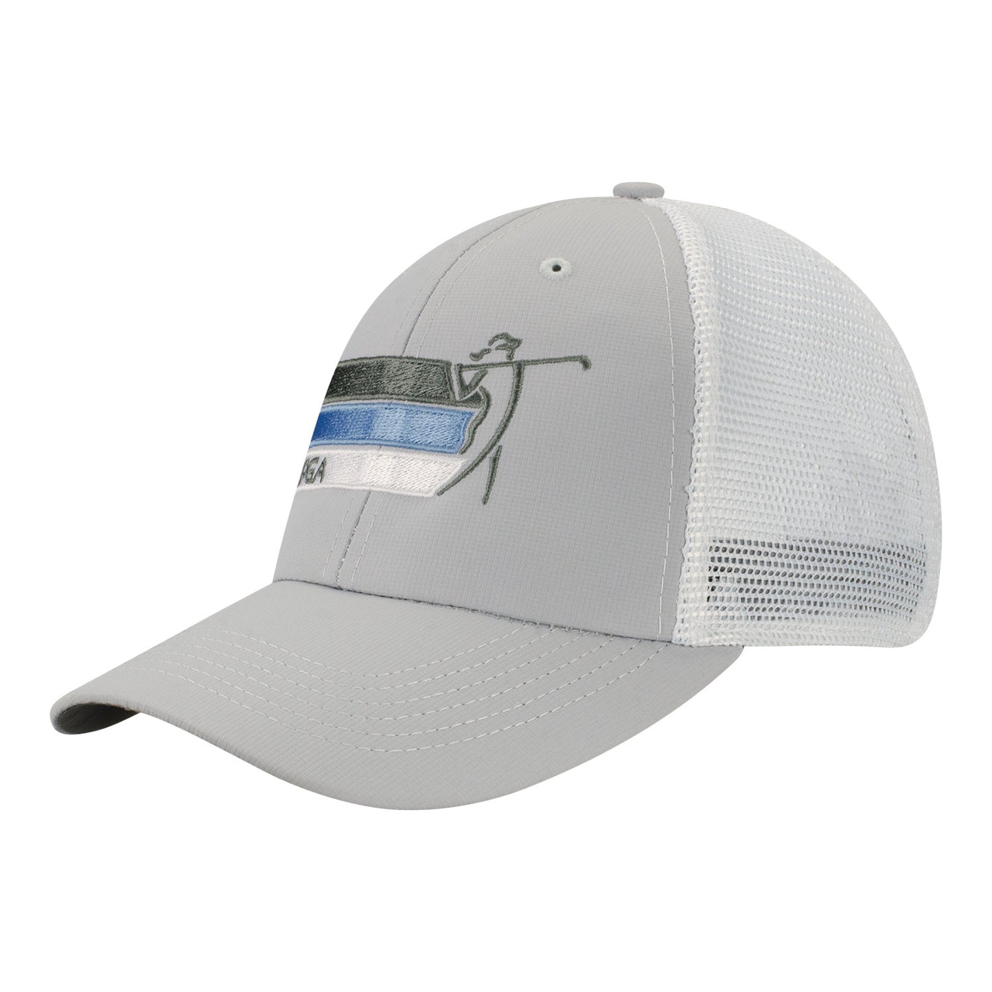 Imperial 2023 LPGA Men's Mesh Back Hat in Fog - Angled Left Side View