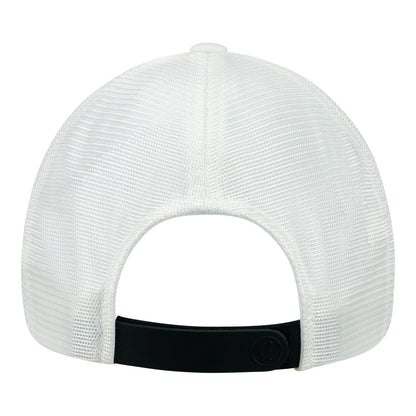 Imperial LPGA Men's Mesh Back Hat with Satin Edged Patch in White - Back View