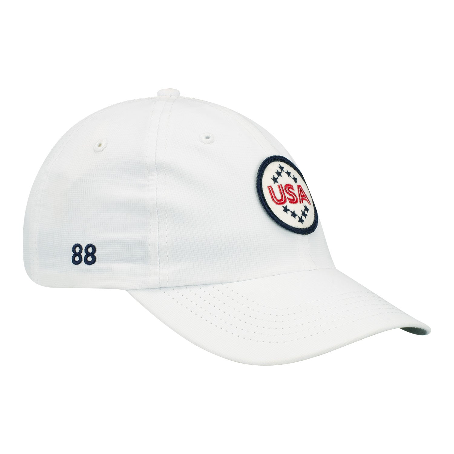 Imperial 2023 LPGA Official Solheim Cup Team Hat in White - Angled Right Side View