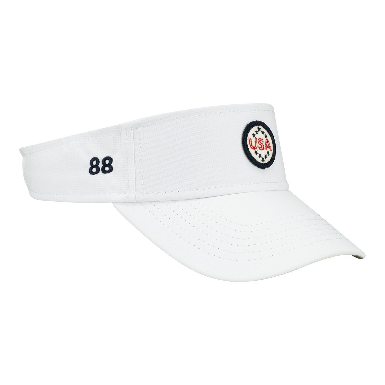 Imperial 2023 LPGA Official Solheim Cup Team Visor in White - Angled Right Side View