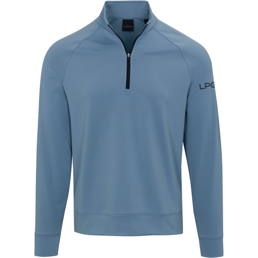 Dunning LPGA Golf Men's Player Jersey Performance Quarter Zip - Front View