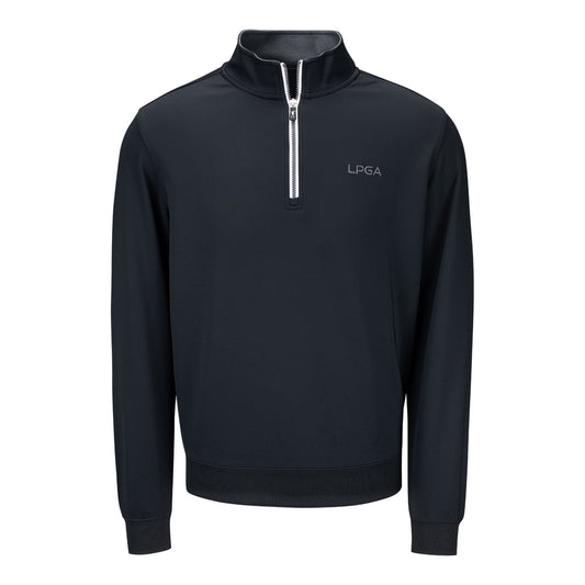 Zero Restriction LPGA Golf Caves Long Sleeve Quarter Zip Pullover - Front View