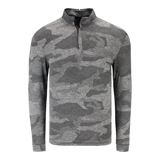 Under Armour LPGA Men's Playoff Bandit Camo Quarter Zip - Front View