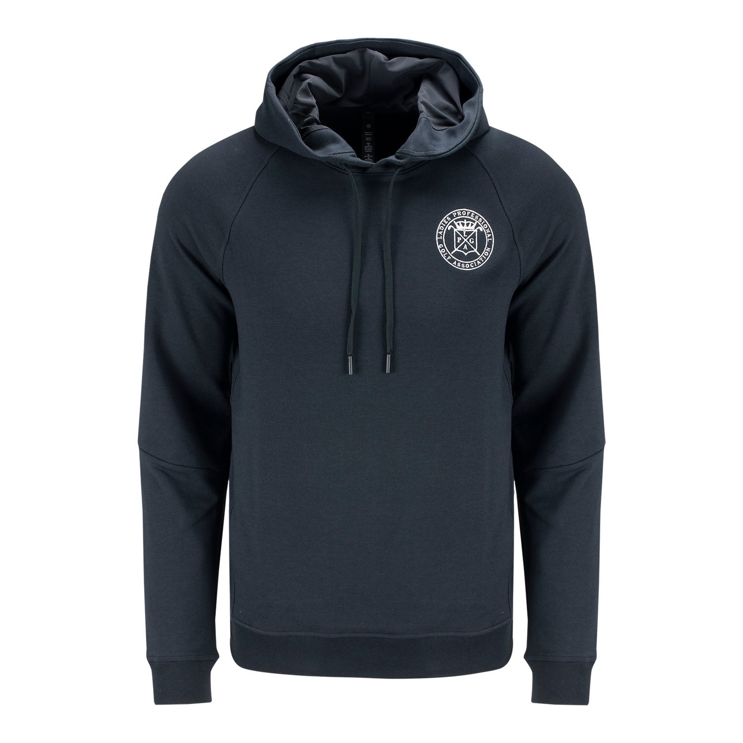 lululemon 2023 LPGA Men's City Sweat Pullover Hoodie in Black - Front View