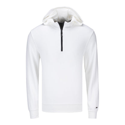 Nike Men's LPGA Player Hoodie in White - Front View