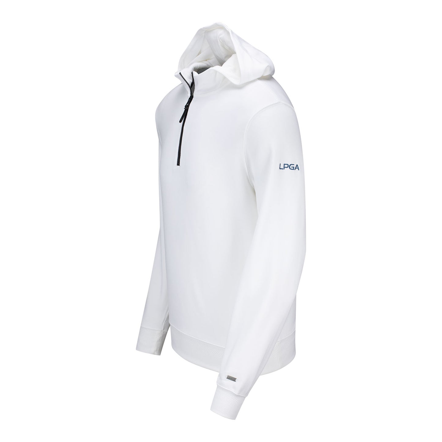 Nike Men's LPGA Player Hoodie in White - Front Left Side View