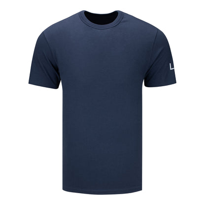 47 Brand 2023 LPGA Men's Premier Franklin Short Sleeve Tee in Atlas Blue - Front View