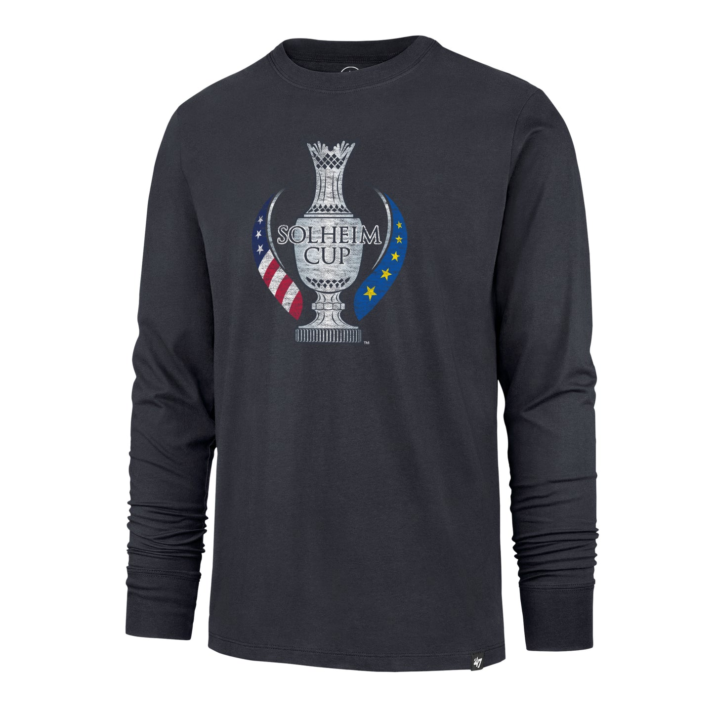 47 Brand 2023 Solheim Cup Men's Premier Franklin Long Sleeve Tee in Atlas Blue