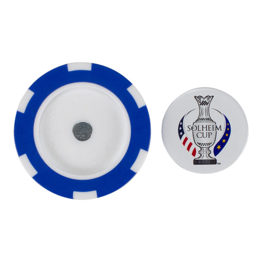 Tournament Solutions 2023 LPGA Solheim Cup Poker Chip - Front View - Back View