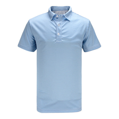 Garb 2023 LPGA Carson Boys Youth Polo in Blue - Front View