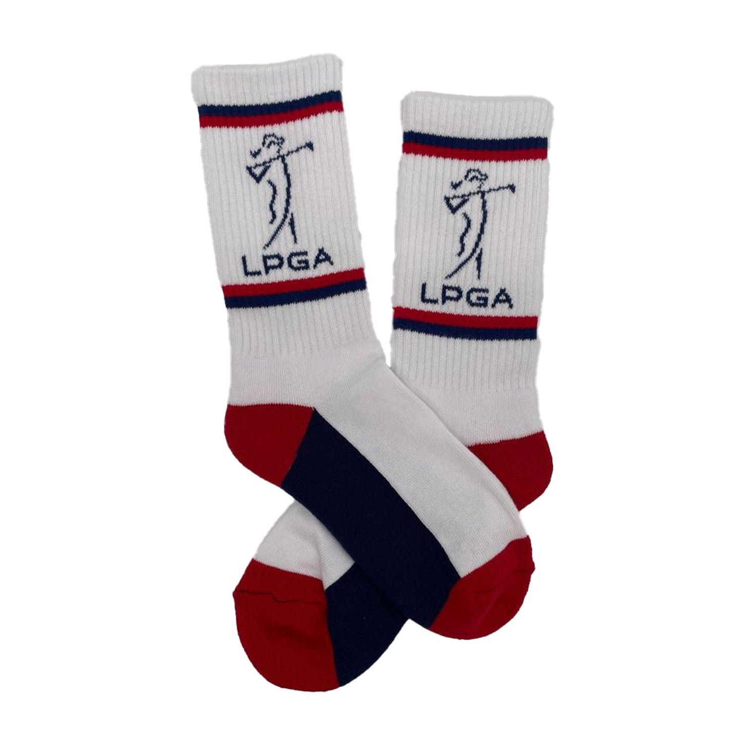 Flagpin Custom Socks 2023 LPGA Women's Athletic Crew - Front View