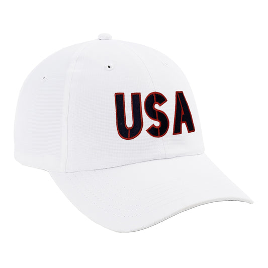 Imperial 2024 Solheim Cup Youth Team USA Cotton Hat in White - Front View